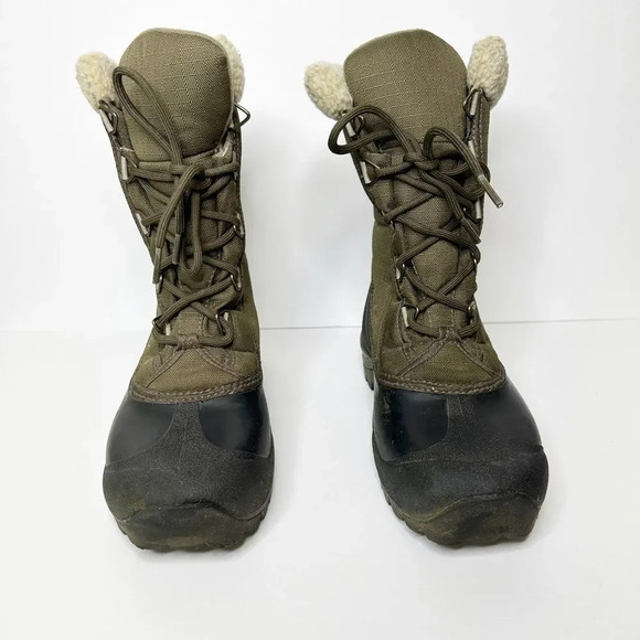 SOREL Cumberland Womens Size 7 Thinsulate Army‎ Olive Green Snow Winter Boot - Picture 1 of 5